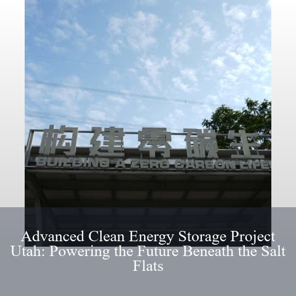 Advanced Clean Energy Storage Project Utah: Powering the Future Beneath the Salt Flats